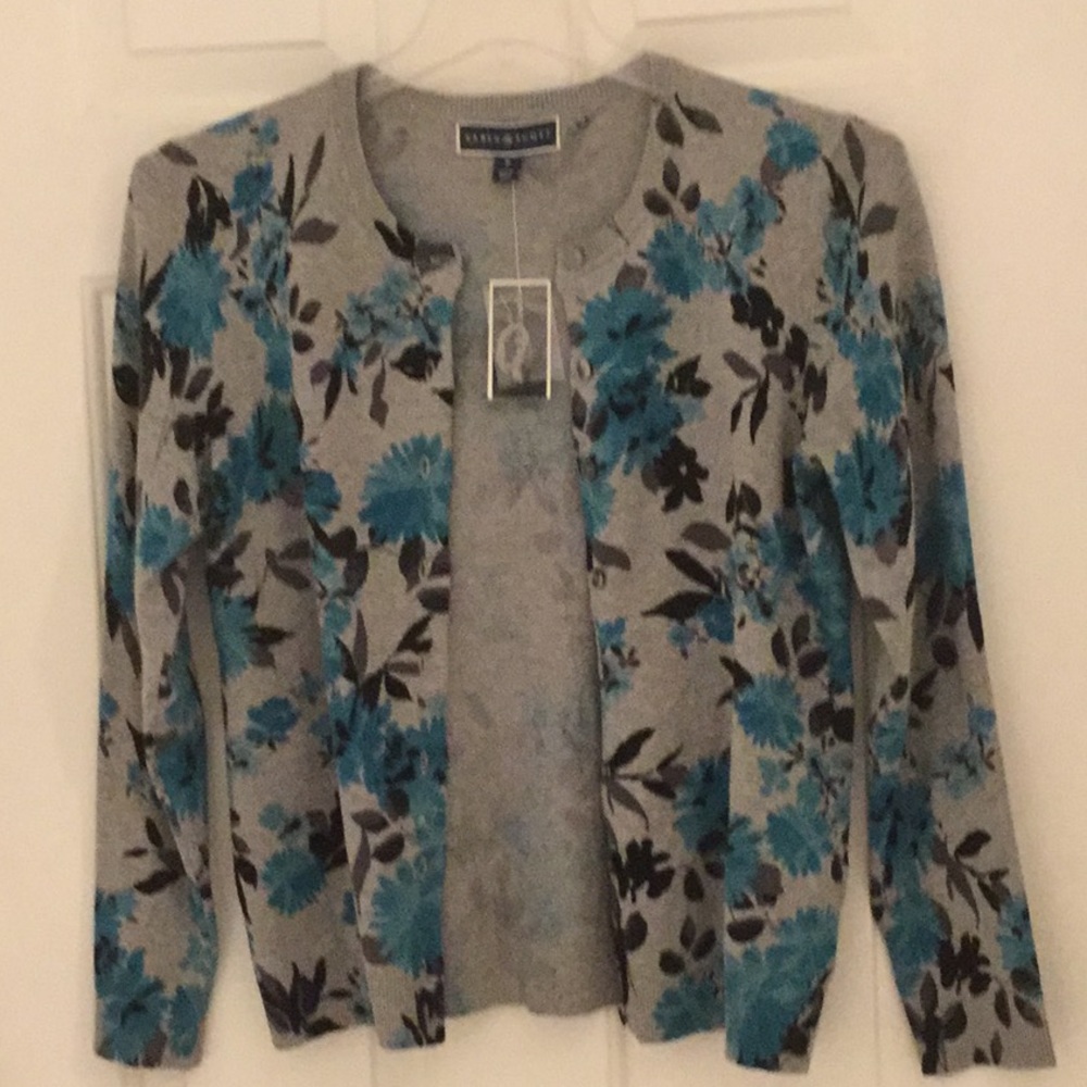 Karen Scott button down cardigan,NWT